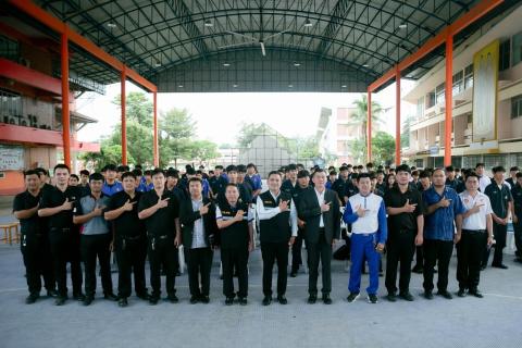 วิทยาลัยเทคนิคกำแพงเพชร จัดโครงการฝึกอบรมขับขี่รถจักรยานยนต์ปลอดภัย สวมหมวกนิรภัย 100% ปีงบประมาณ 2569